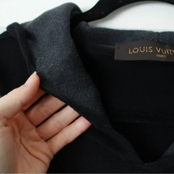 LOUIS VUITTON Cotton/Silk Hooded Sweater - Picture 9 of 12
